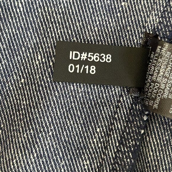 EXPRESS Blazer Womens 0 One Button Denim Look Lightweight Tailored Stretch - Picture 8 of 12